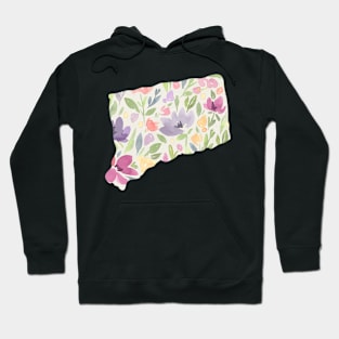 Connecticut Silhouette Florals Hoodie